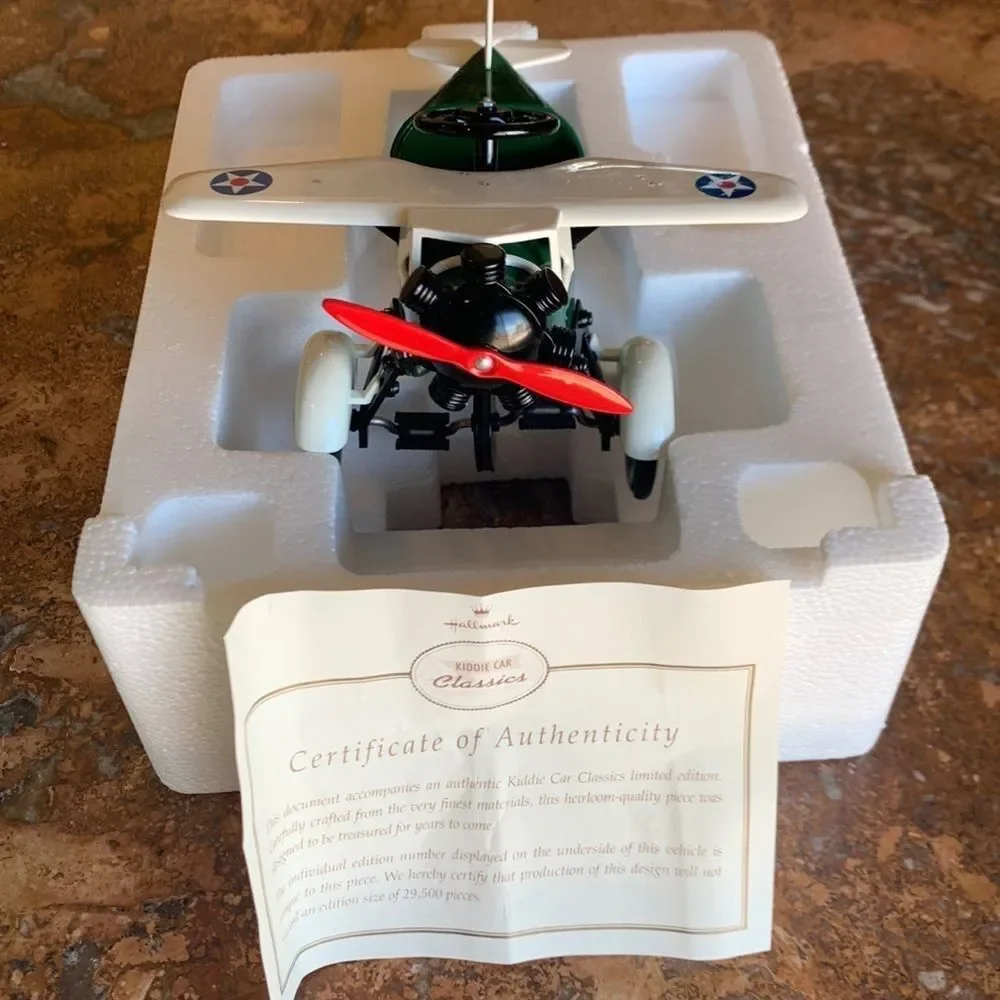 1935 Steelcraft Murray Airplane Hallmark Kiddie Car Classics~Pedal Cars